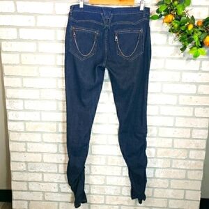 LL COOL J Rouched Stretch Blue Jeans Size 11